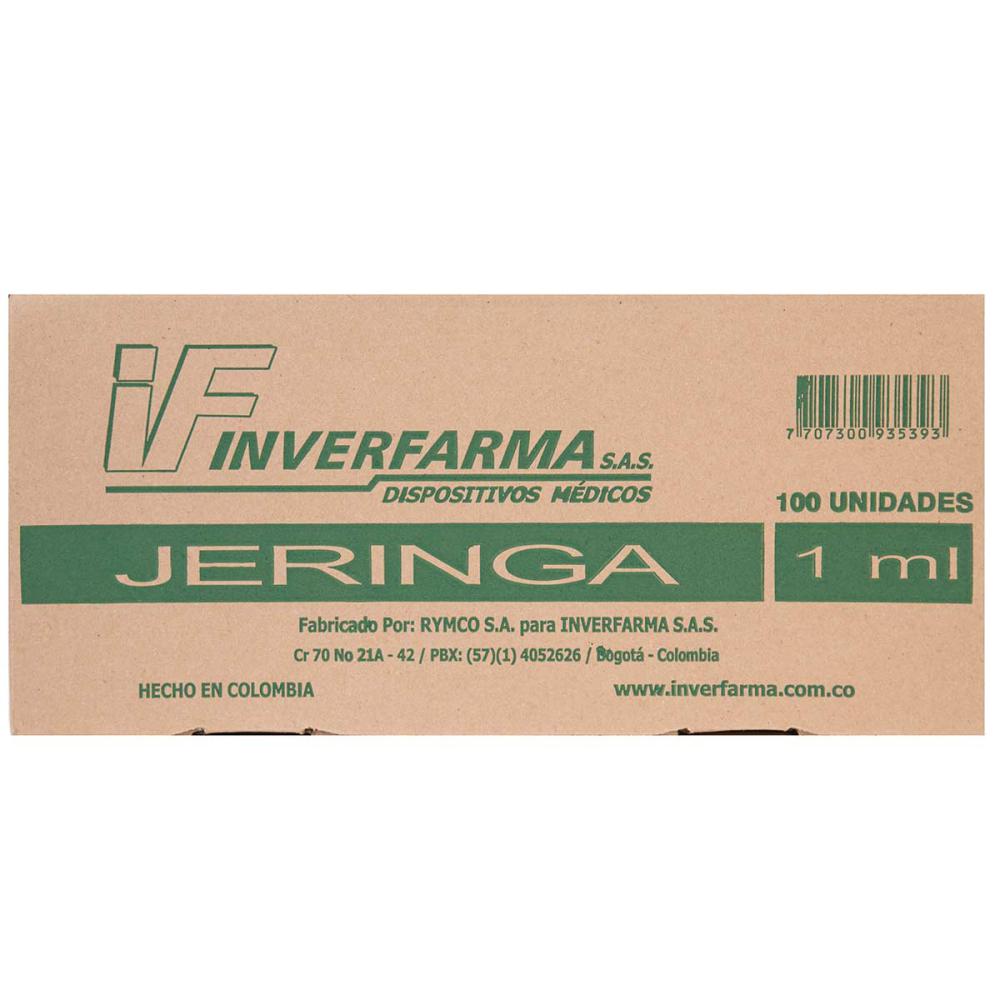 JERINGA INSULINA INVERFARMA 1ML3P
