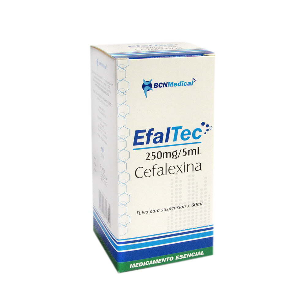 EFALTEC SUSP 250 MG / 5 ML (CEFALEXINA)