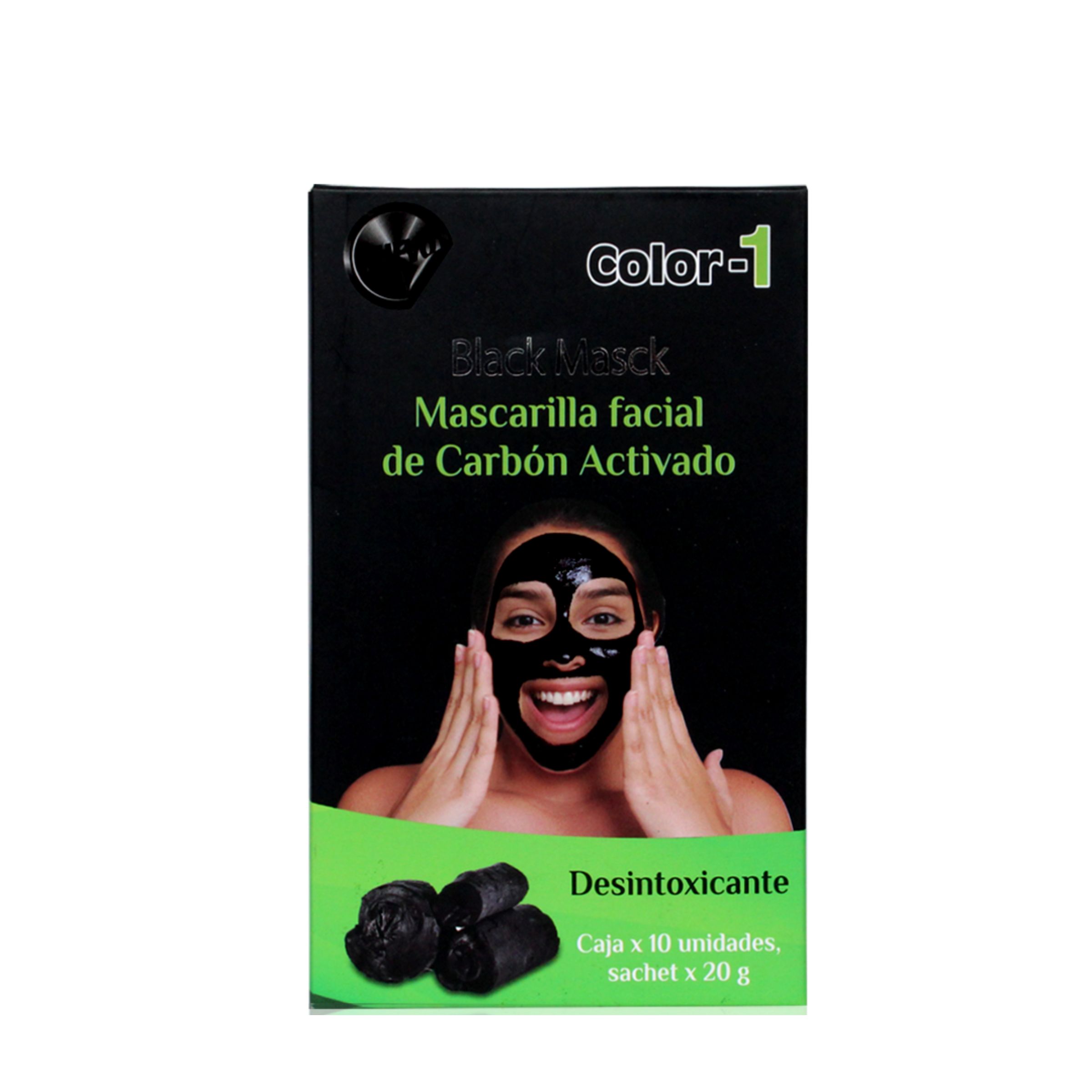 MASCARILLA FACIAL CARBON ACTIVADO COLOR-1