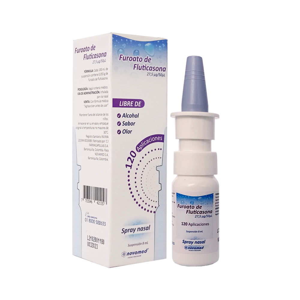 FLUTICASONA FUROATO SPRAY NASAL (NOVAMED)