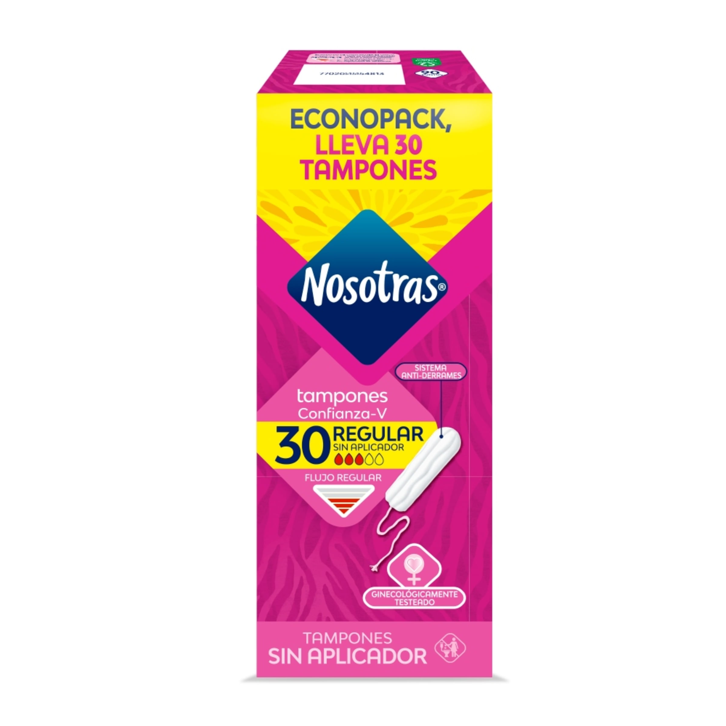 Tampones Nosotras sin Aplicador Regular