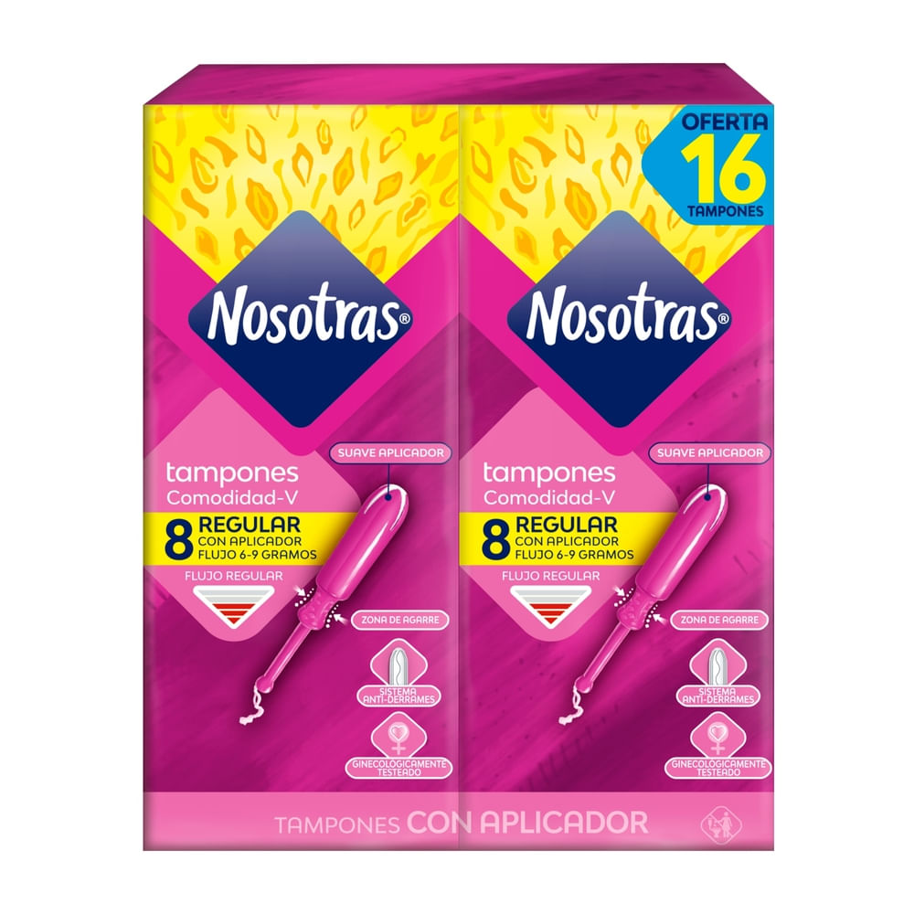 Tampon Nosotras Aplicador Regular