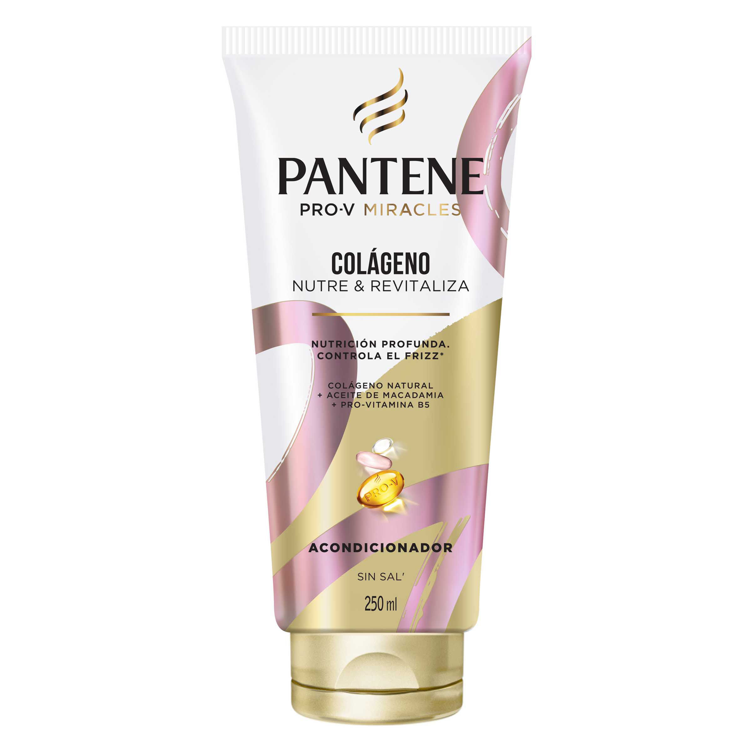 ACONDICIONADOR SIN SAL PANTENE PRO-V MIRACLES COLAGENO NUTRE Y REVITALIZA RINSE
