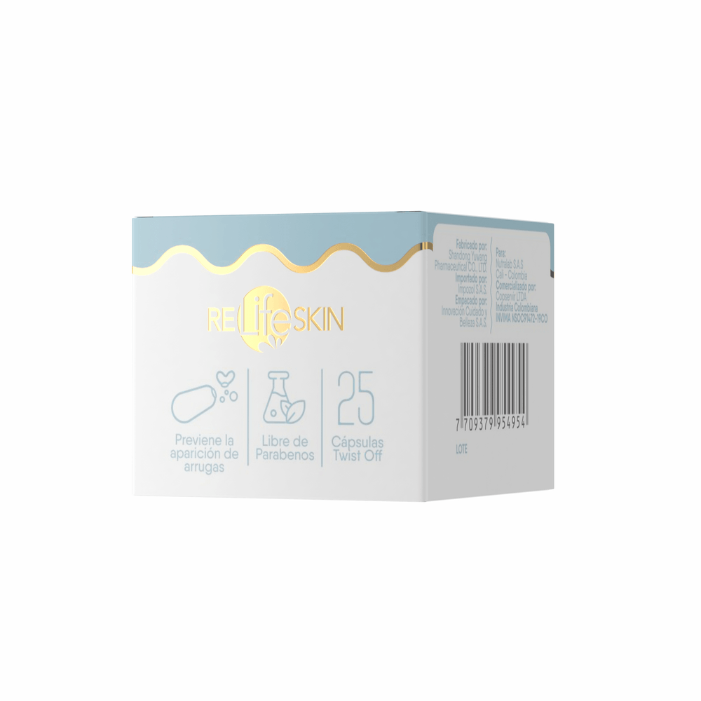 PERLAS DE COLAGENO+ ACIDO HIALURONICO RELIFE SKIN