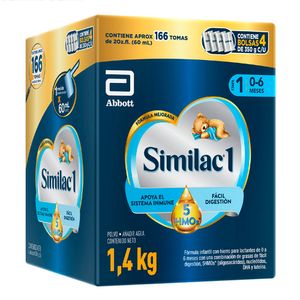 Formula Infantil Similac 1 5 Hmos Etapa 1 0-6m X 1400g