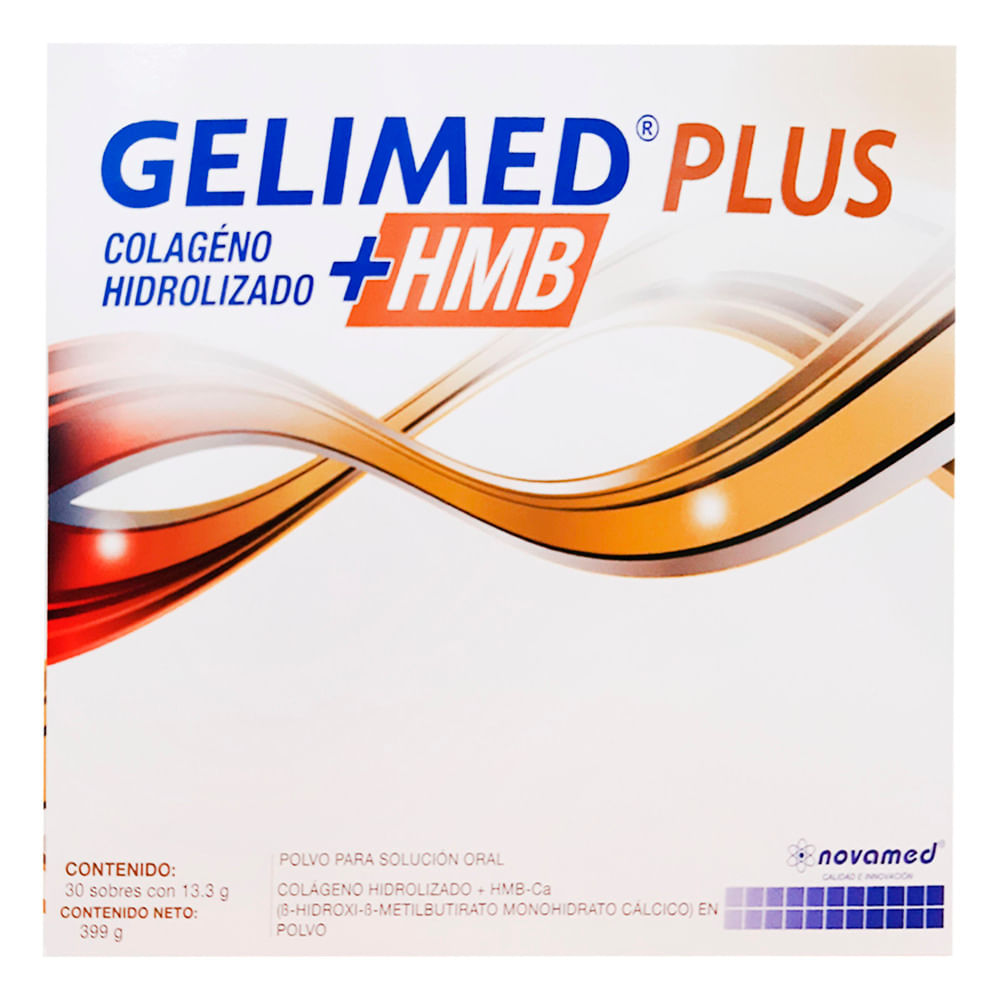 GELIMED PLUS (COLAGENO HIDROLIZADO + HMB) 399 GR