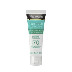Protector Solar Facial Neutrogena Sun Fresh Derm Care Sin Color Fps 70