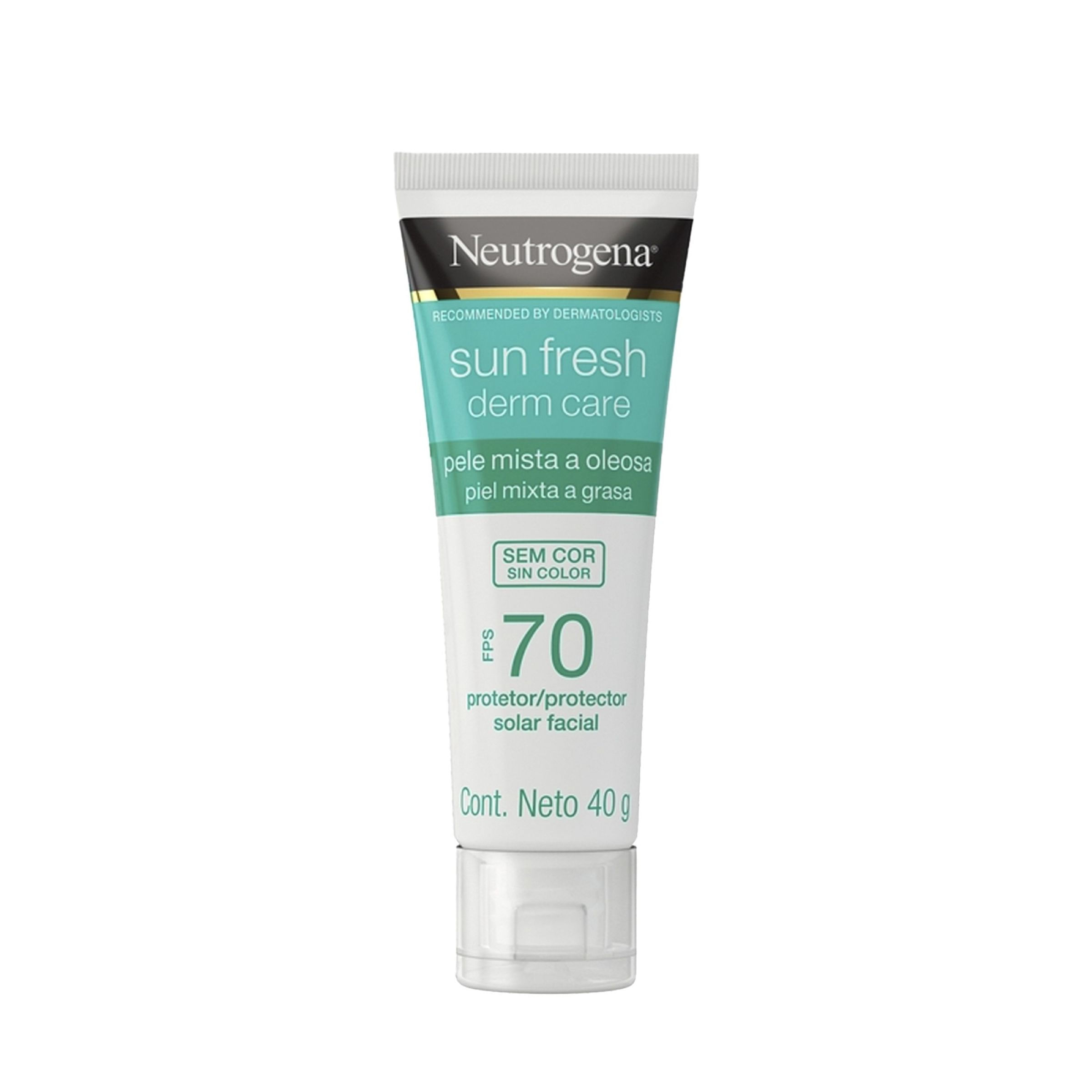 PROTECTOR SOLAR FACIAL NEUTROGENA SUN FRESH DERM CARE SIN COLOR FPS 70