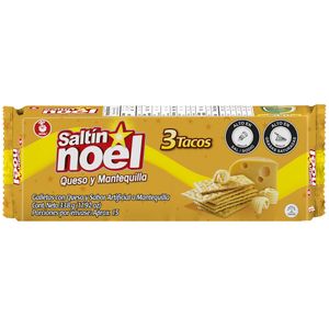 Galleta Saltin Noel Queso Mantequilla 3 Tacos
