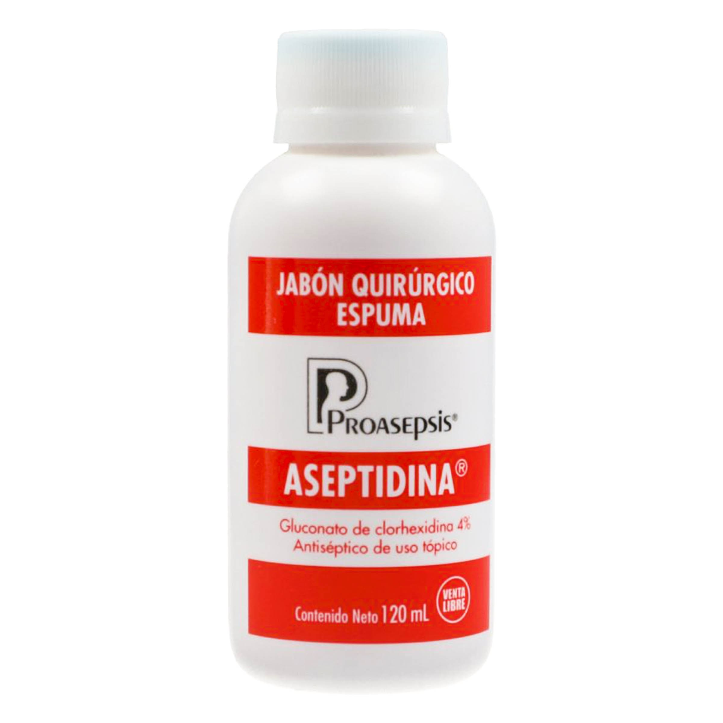 ASEPTIDINA JABON QUIRURGICO ESPUMA (CLORHEXIDINA 4%)