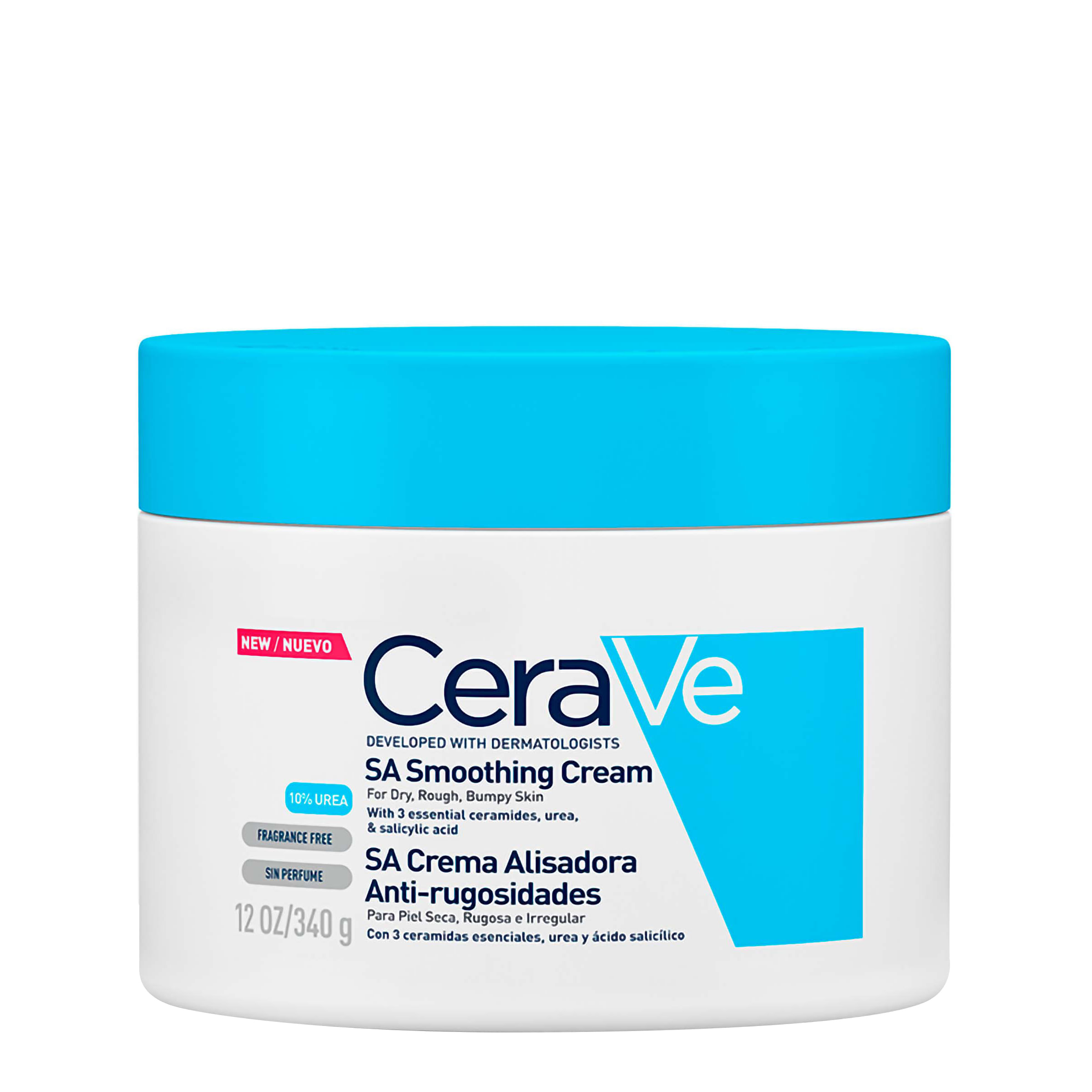 Crema Alisadora Anti-rugosidades Cerave para Piel Seca Rugosa E Irregular