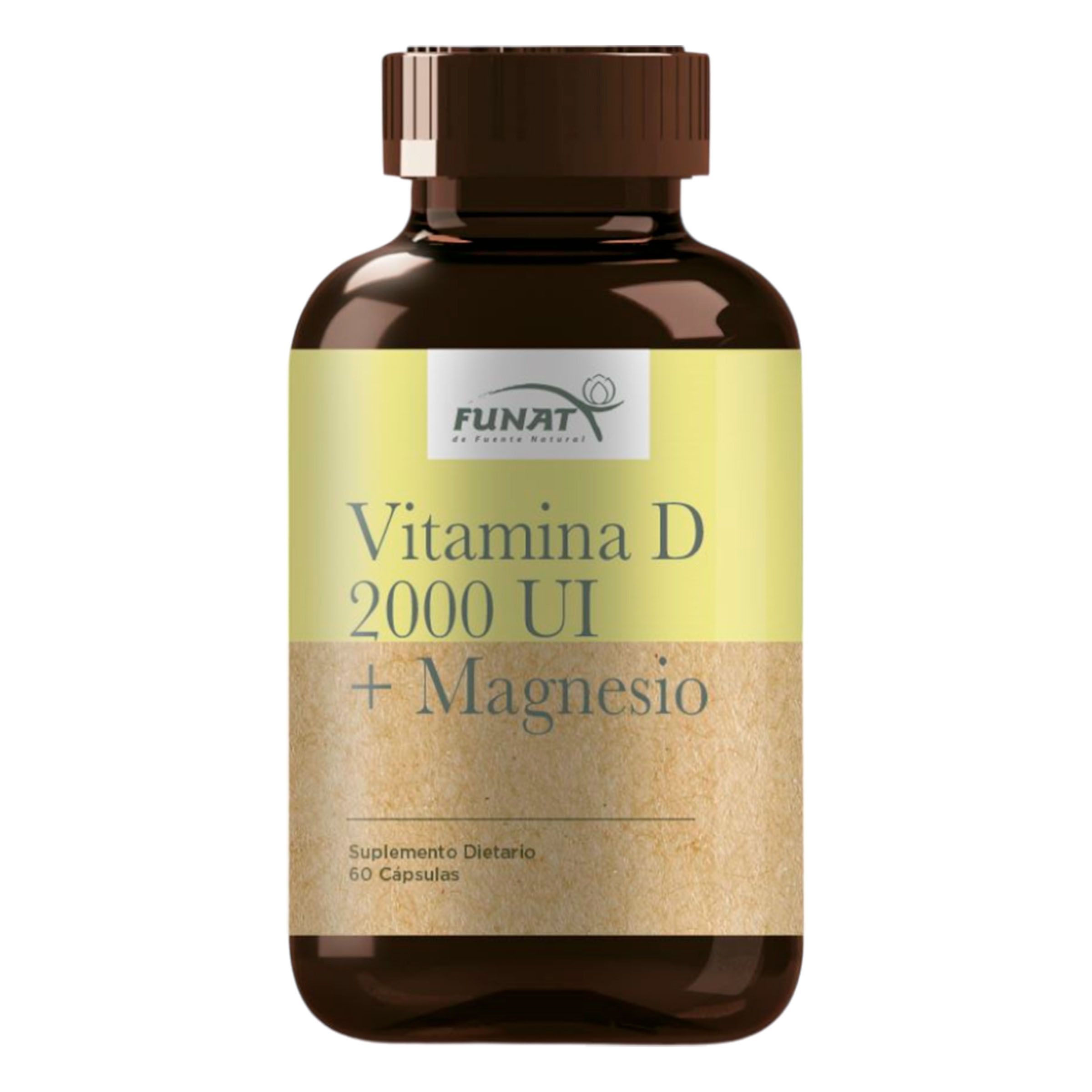 VITAMINA D 2000 UI + MAGNESIO FUNAT