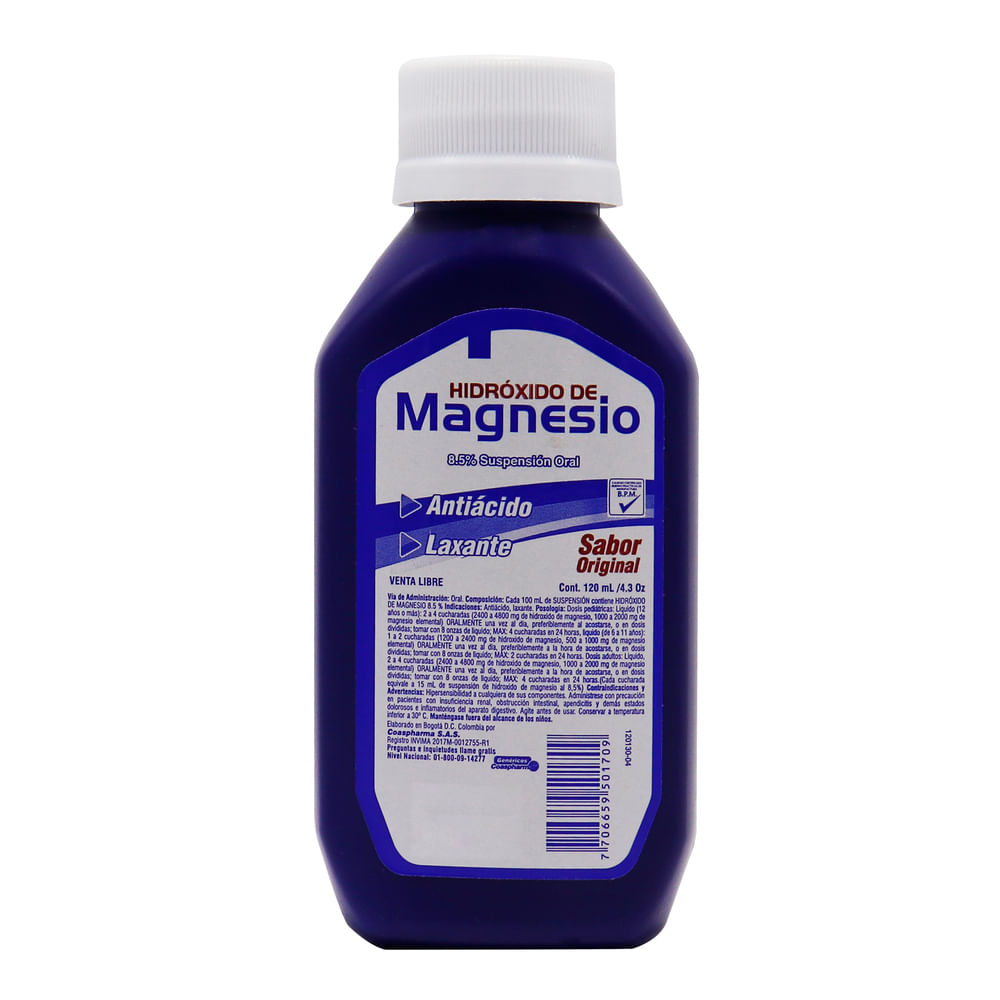 LECHE DE MAGNESIA (COASPHARMA)