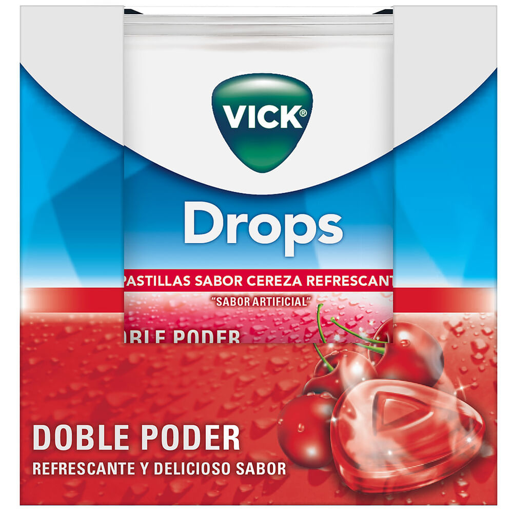 PASTILLAS VICK DROPS CEREZA REFRESCA