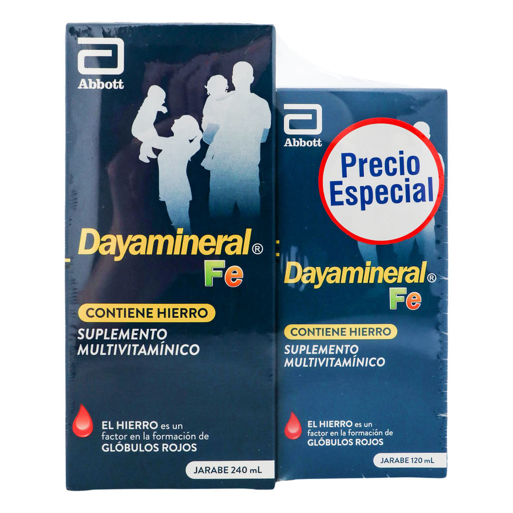 DAYAMINERAL FE JARABE 240 ML GRATIS 120 ML