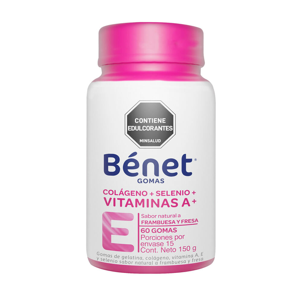 GOMAS BENET COLAGENO + SELENIO + VITAMINA A Y E