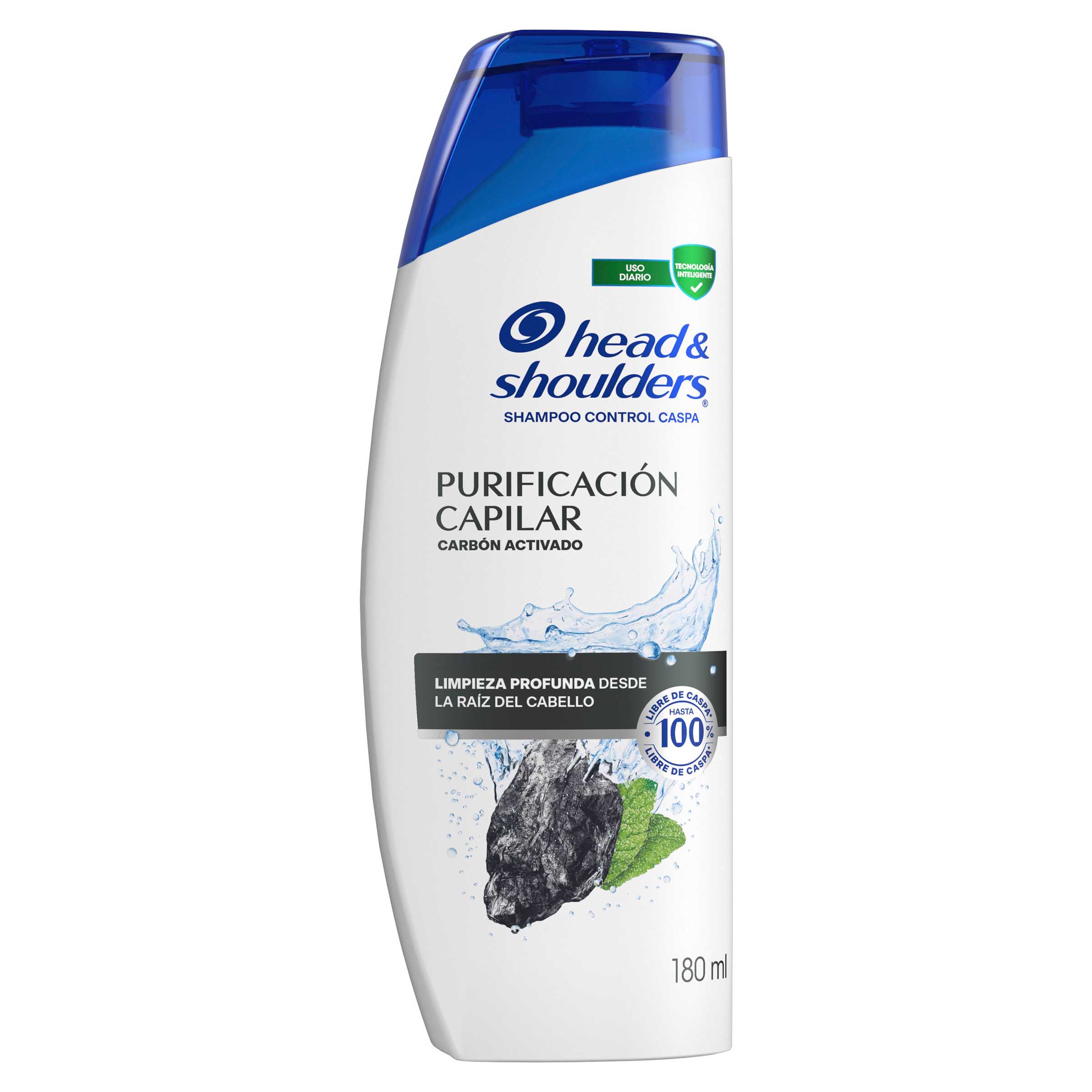 CHAMPU HEAD SHOULDERS PURIFICACION CAPILAR CARBON ACTIVADO CONTROL CASPA SHAMPOO HEAD AND SHOULDERS