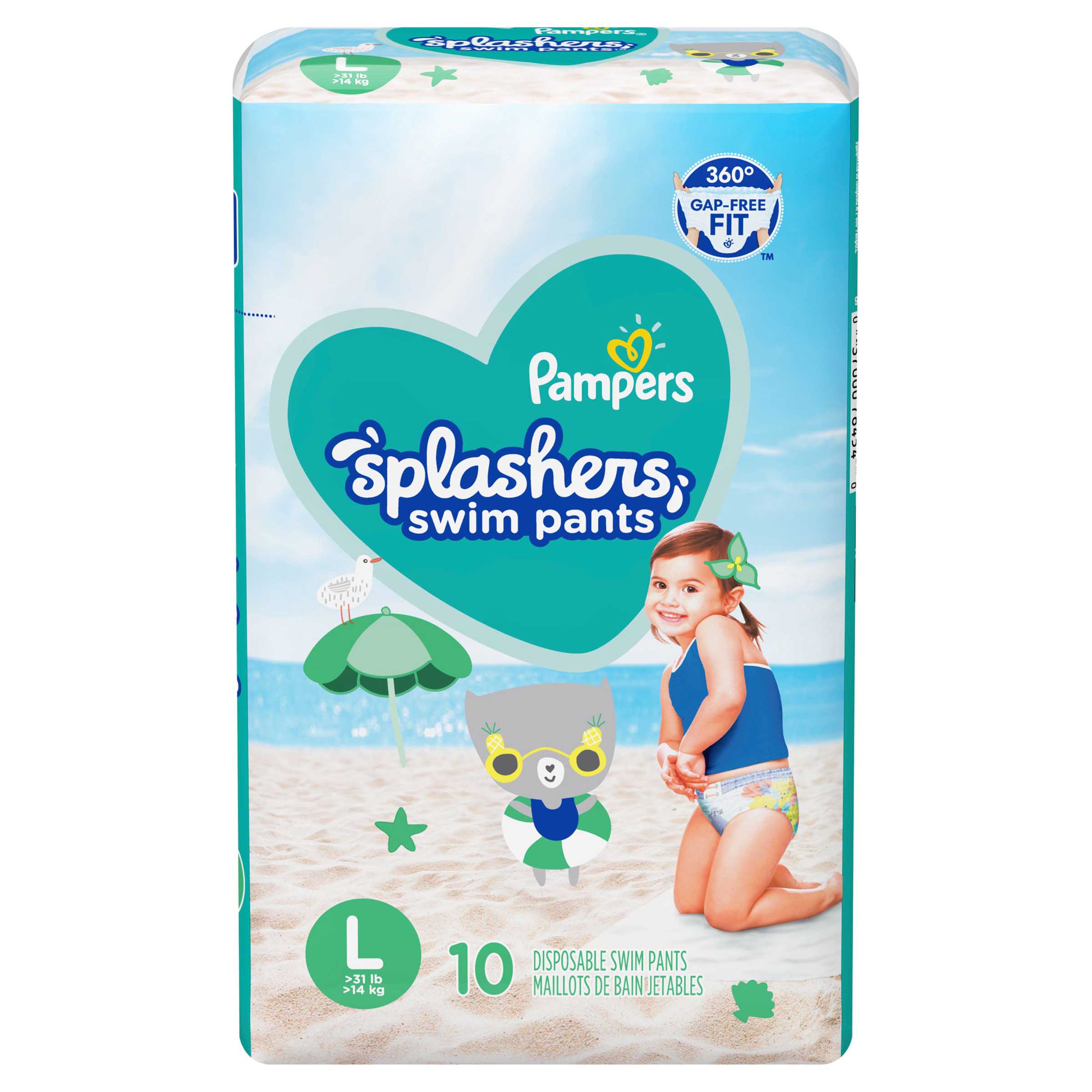 Pañales Pampers Splashers para Nadar Talla 5