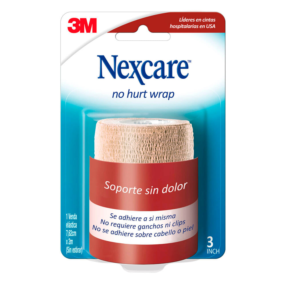 VENDA ELASTICA AUTOADHERENTE 3M NEXCARE 7.6CMX 2MTS