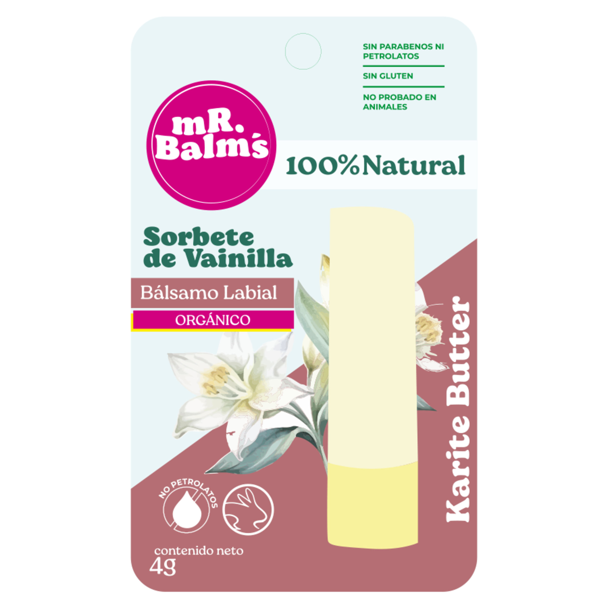 Balsamo en Barra MR Balms Sorbete de Vainilla