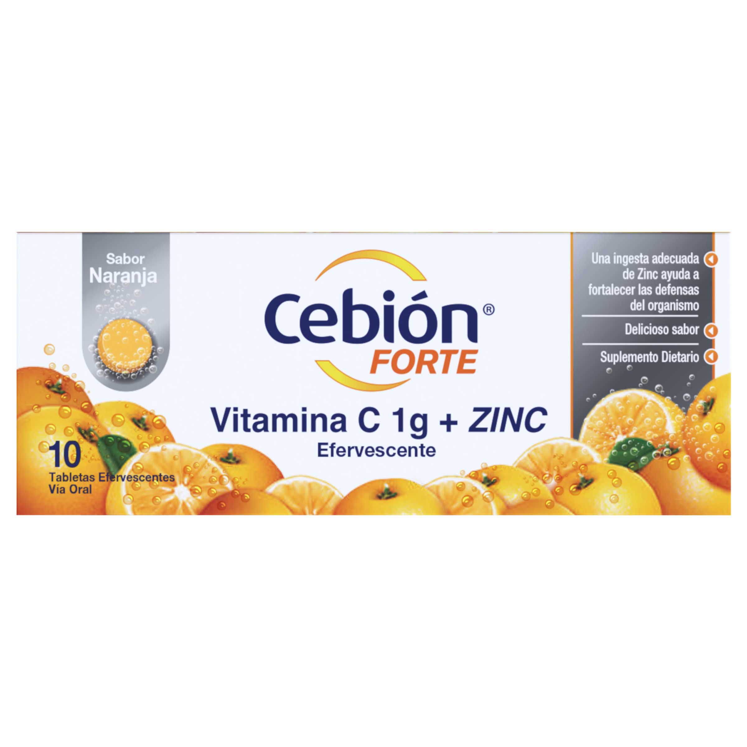 CEBION FORTE TABLETAS EFERVESCENTES