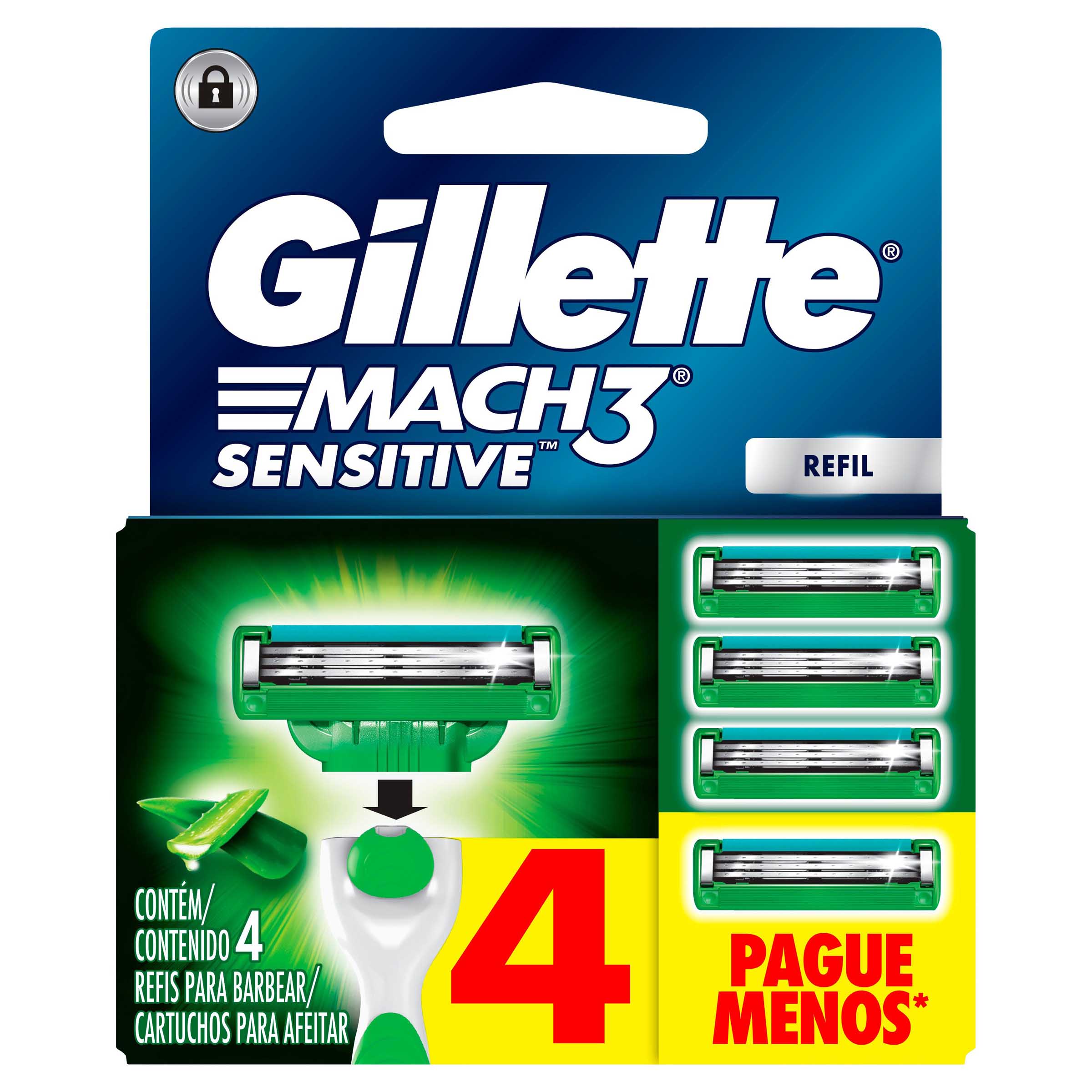 Repuestos para Afeitar Gillette MACH3 Sensitive