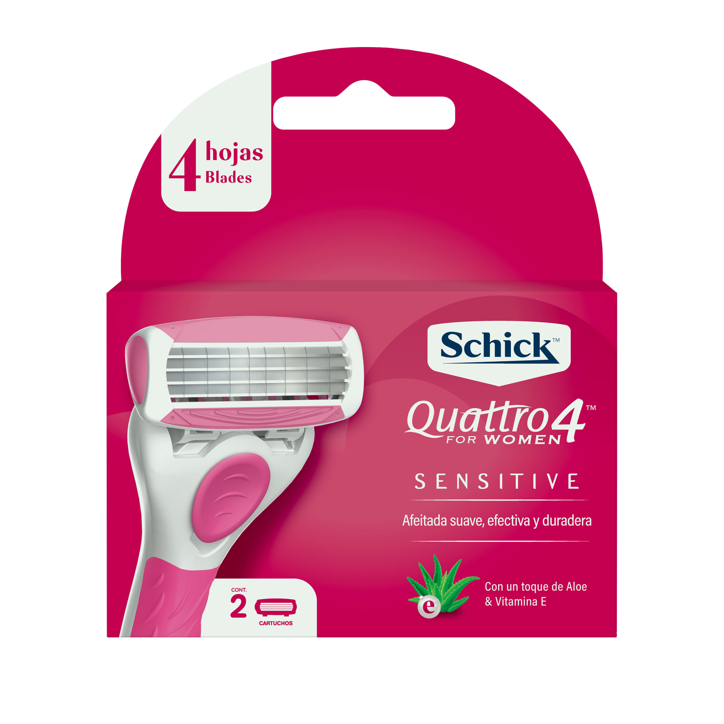 Repuestos Schick Quattro Mujer