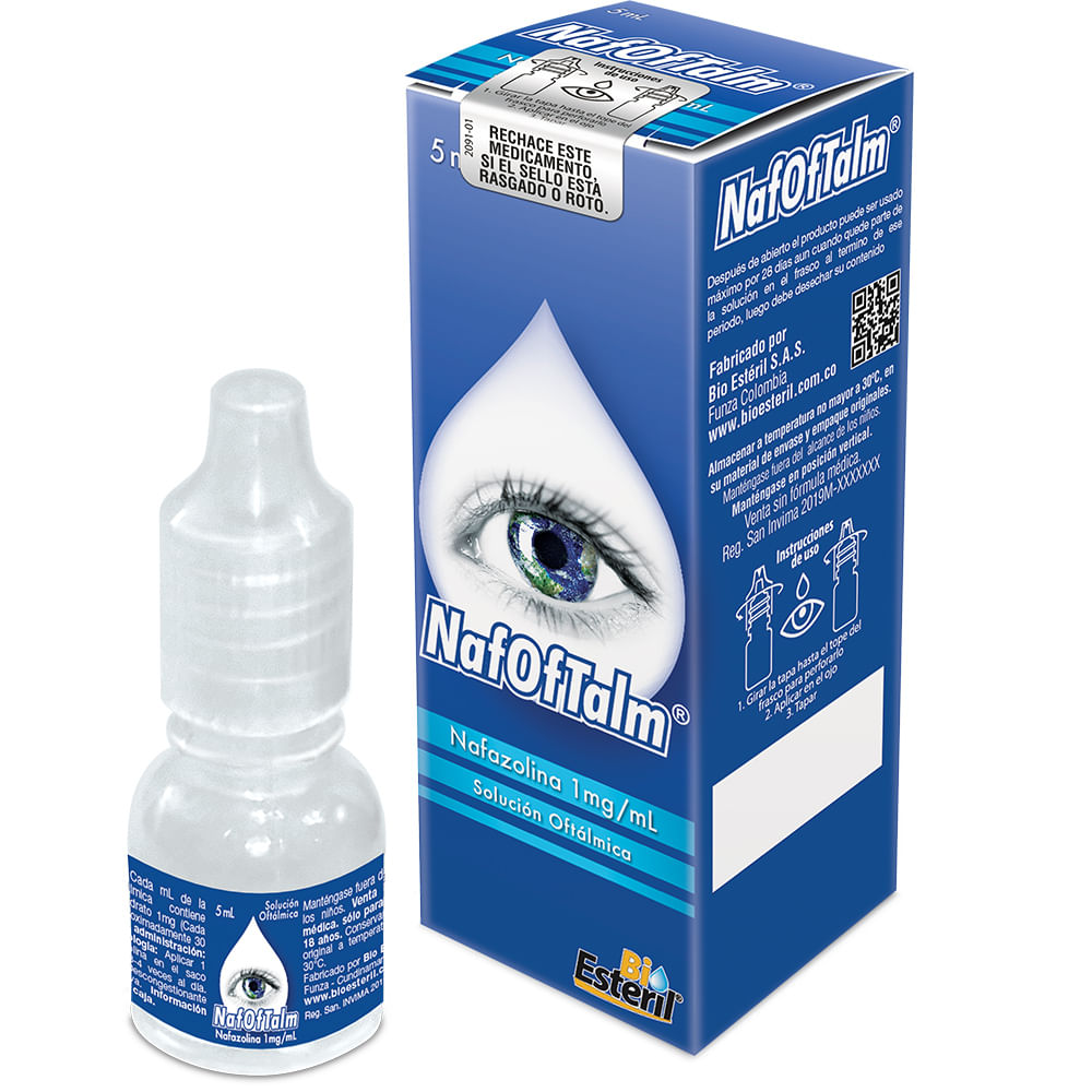 NAFAZOLINA (NAFOFTALM SOLUCION OFTALMICA)