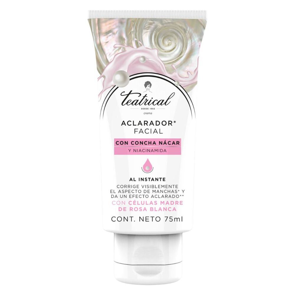 TEATRICAL ACLARADOR FACIAL CON CONCHA NACAR Y NIACINAMIDA