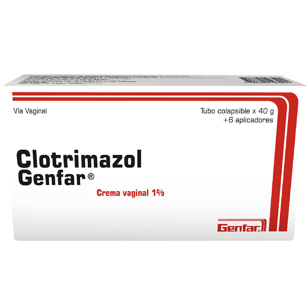 CLOTRIMAZOL CREMA VAGINAL 1% APLICADOR (GENFAR)