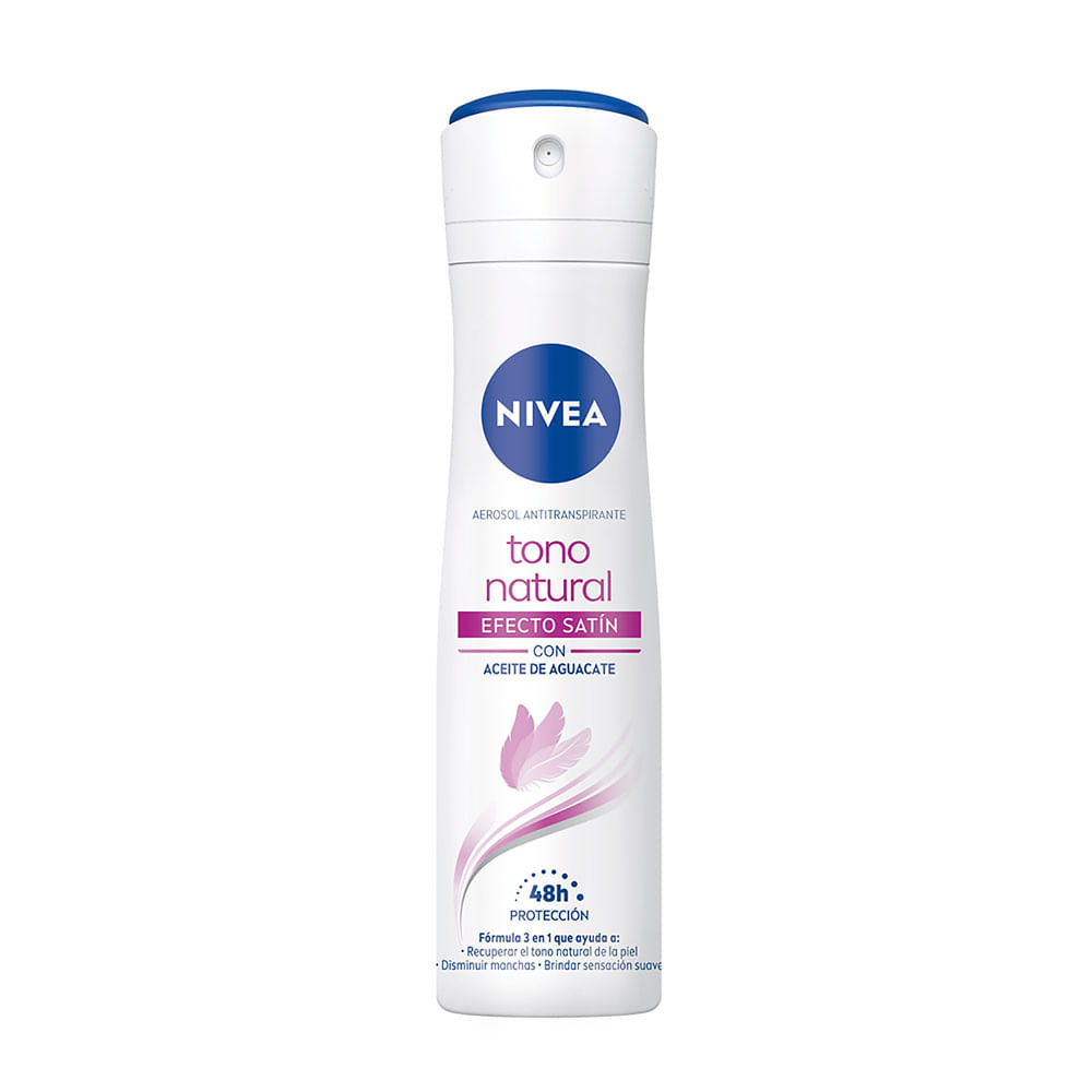 Desodorante Nivea Aclarado Satin Women Aerosol