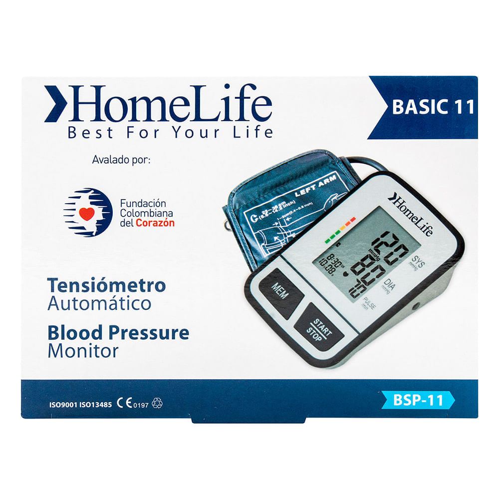 TENSIOMETRO AUTOMATICO HOMELIFE BSP 11
