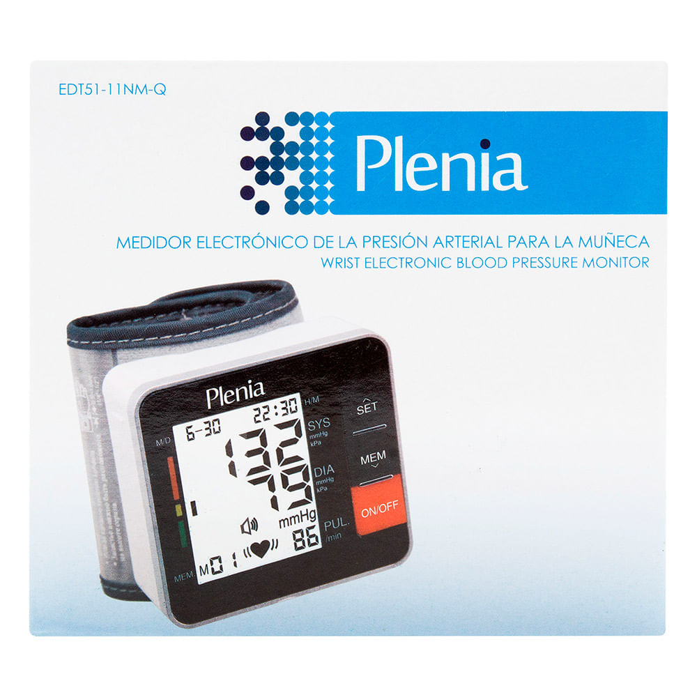 TENSIOMETRO MUNECA PLENIA ALTAVOZ