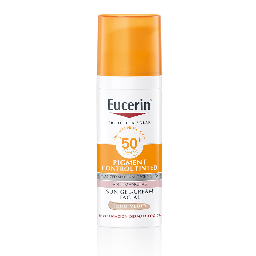 EUCERIN BLOQUEADOR FACIAL ANTIPIGMENTO TONO MEDIO FPS 50