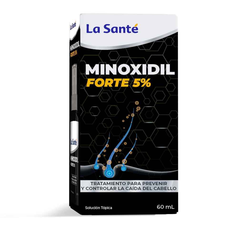 MINOXIDIL FORTE 5% LA SANTE TRATAMIENTO CONTROL CAIDA CABELLO