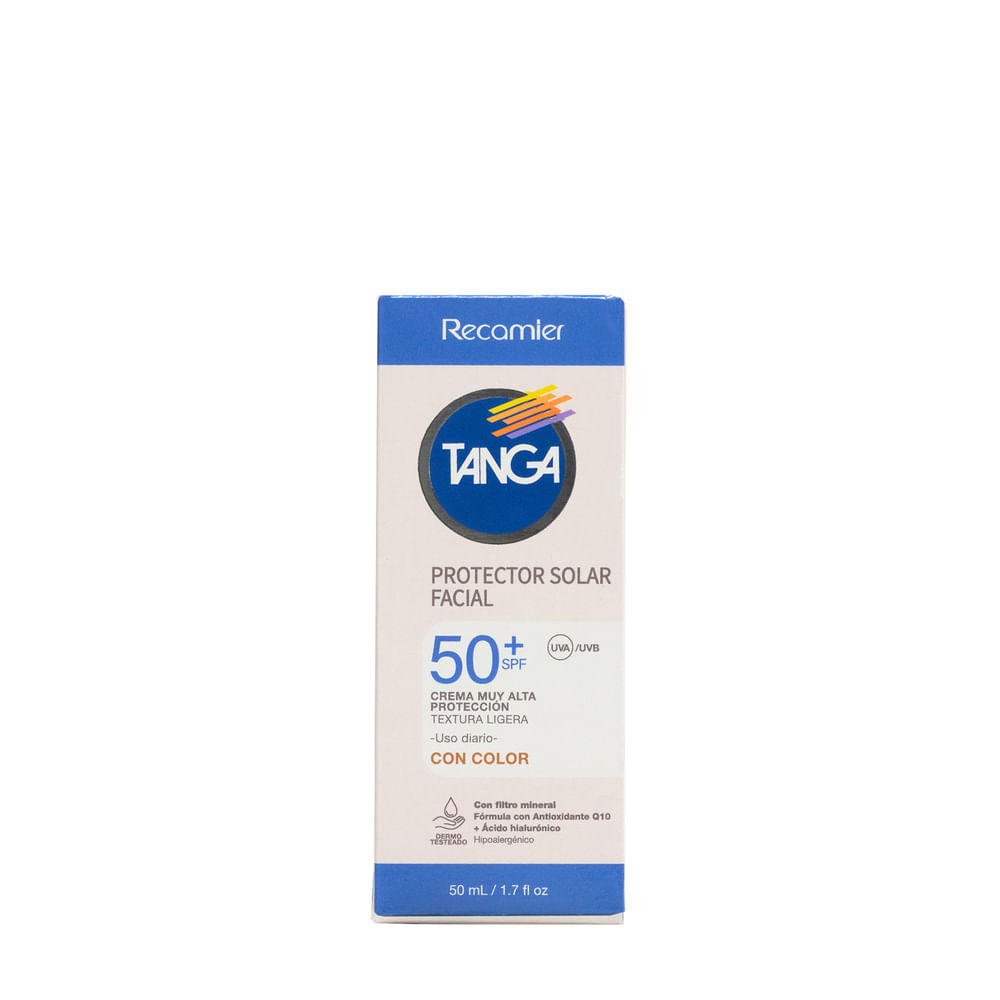 BLOQUEADOR TANGA FACIAL SPF 50 CON COLOR