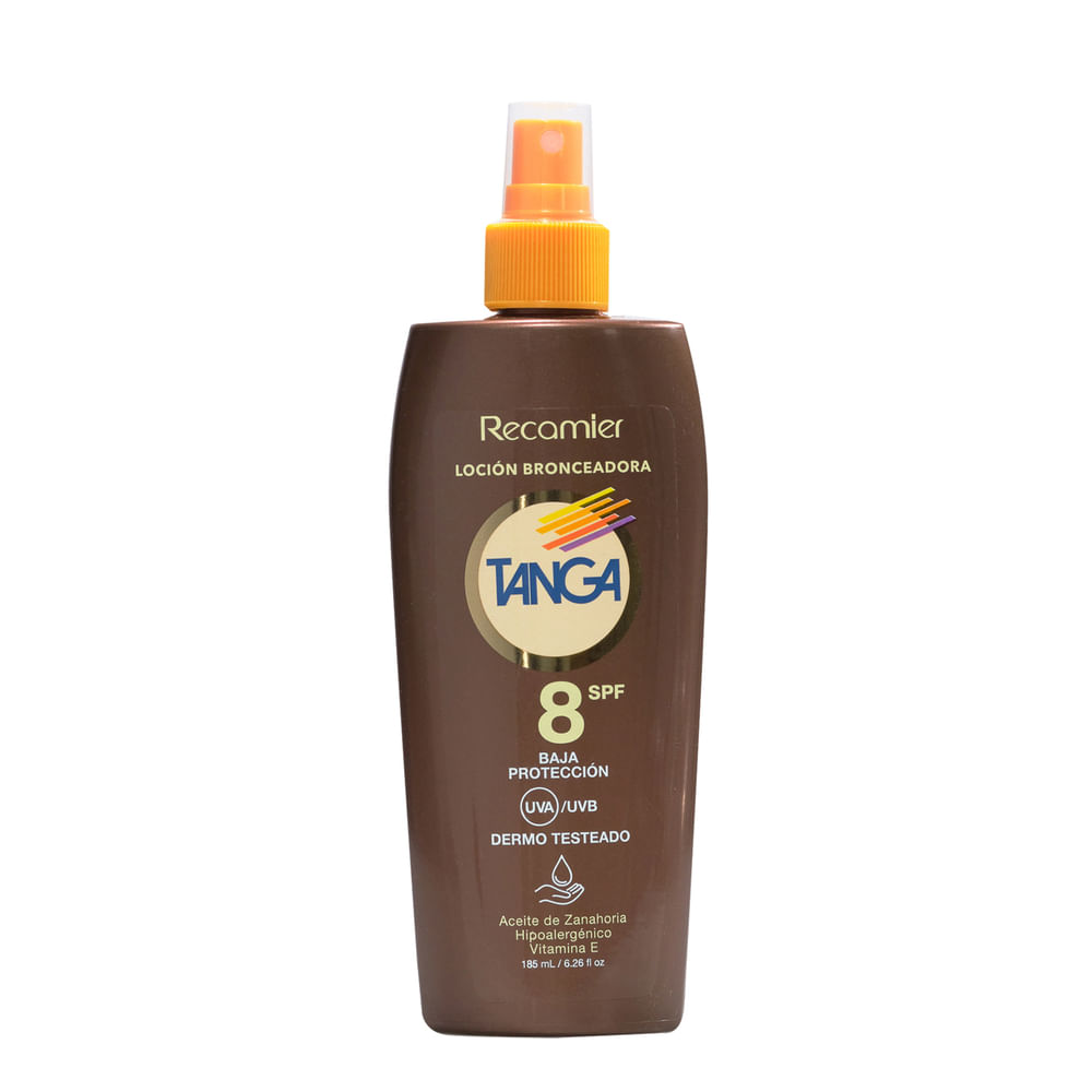 Bronceador Tanga Spf 8 Locion Spray