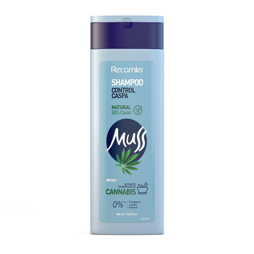 Champu Muss Control Caspa Natural Vegano Cannabis