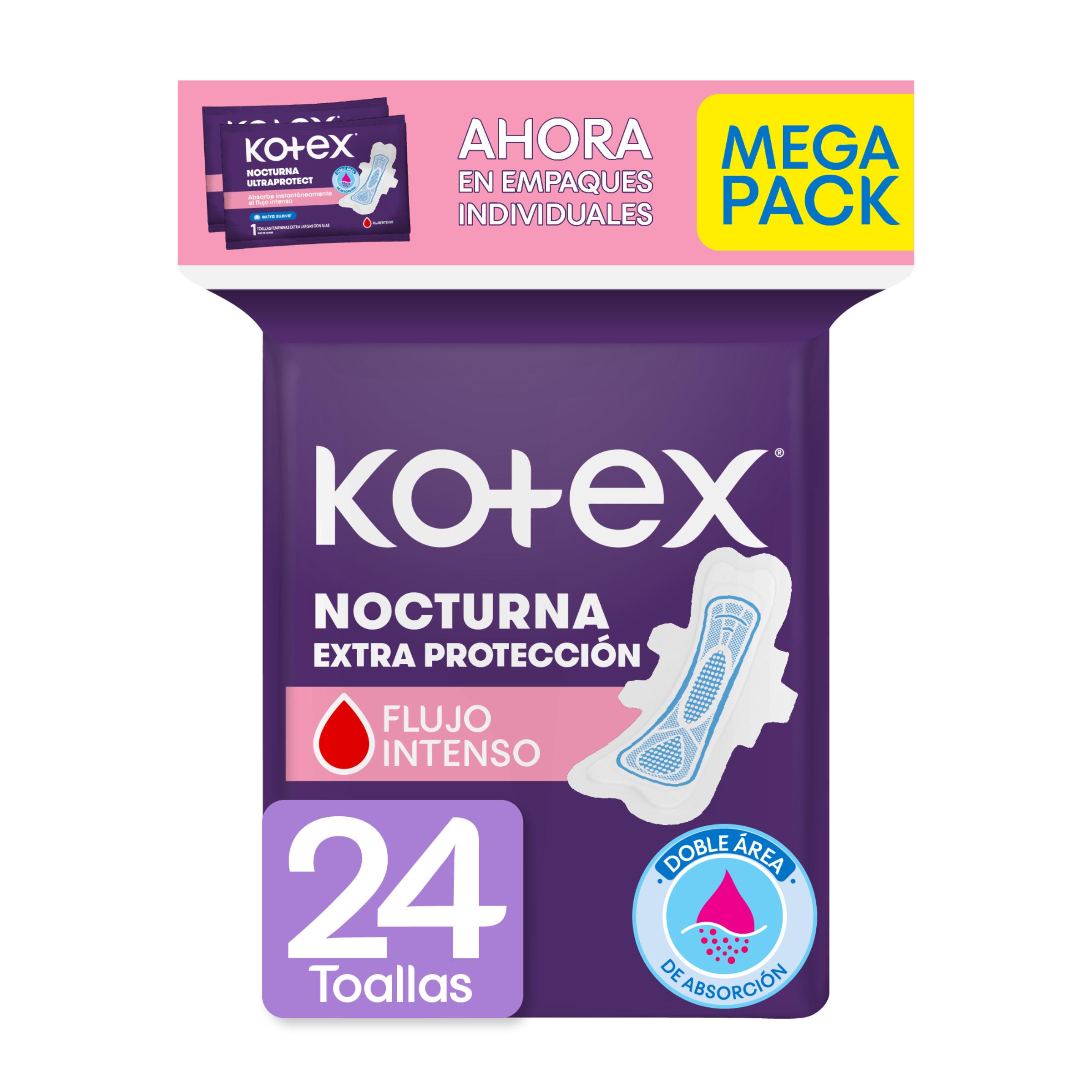 TOALLAS HIGIENICAS KOTEX NOCTURNA