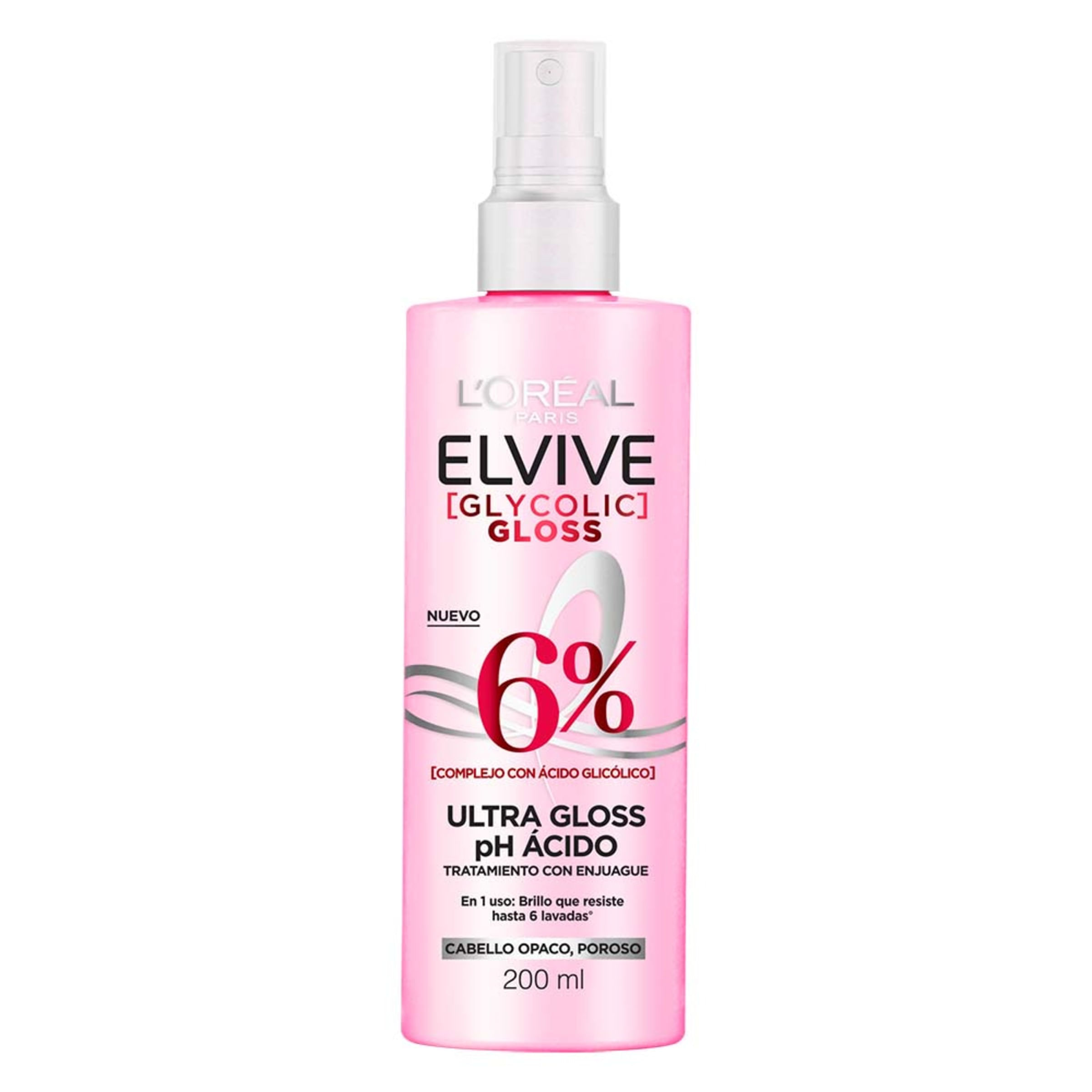 Tratamiento para Cabello Loreal Elvive Acidifier Glycolic Gloss
