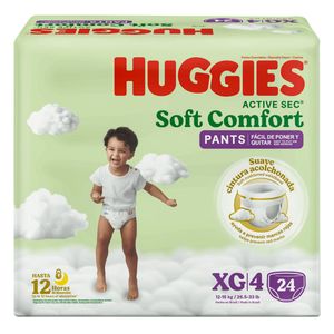 Pañal Huggies Pants Active Sec Etapa 4/Xg X 24