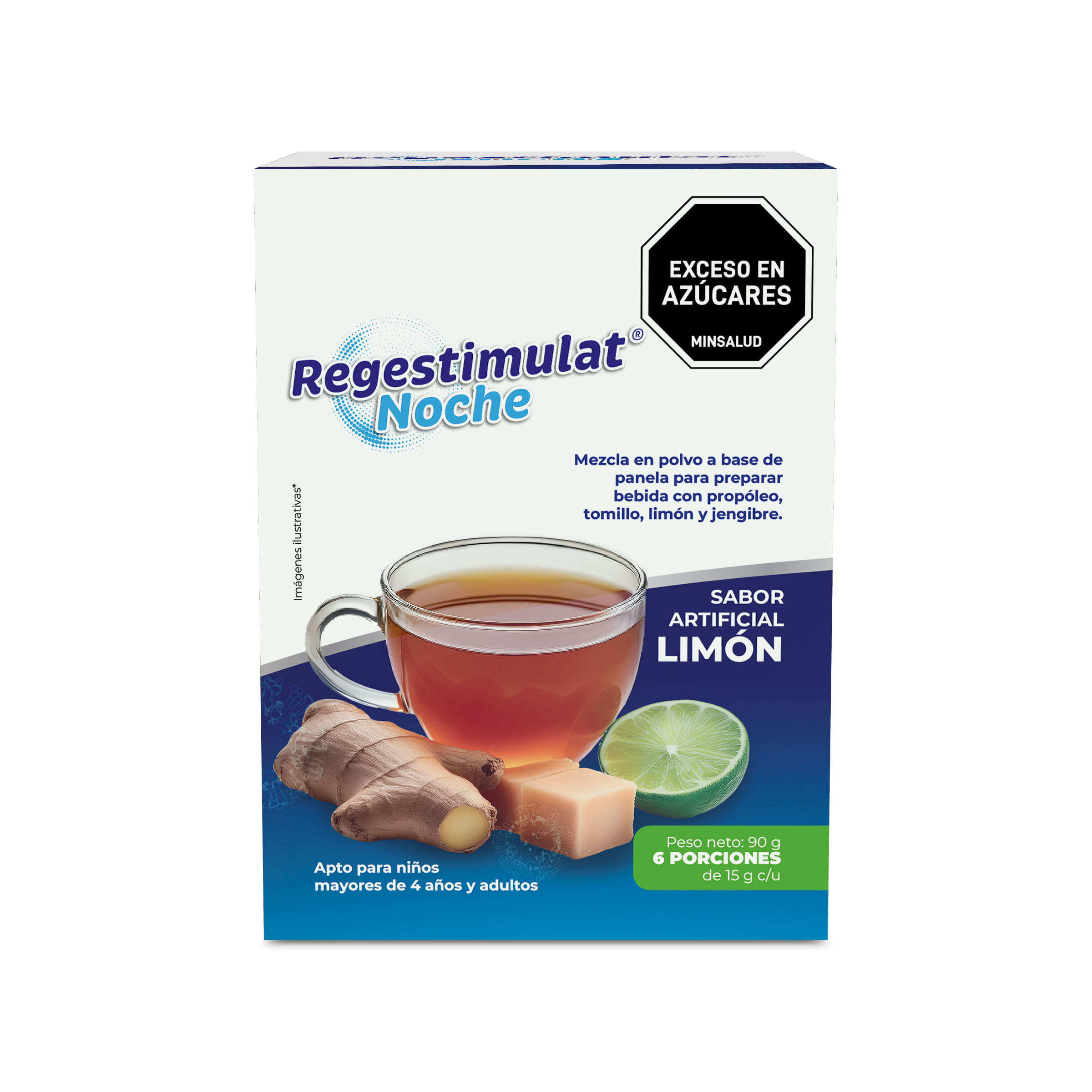 REGESTIMULAT GRIPA NOCHE PANELA - LIMON