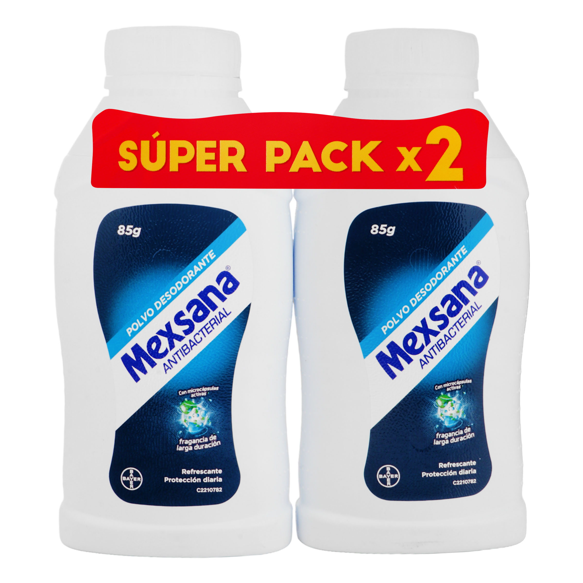 Talco Mexsana 2 Und 85 G Superpack