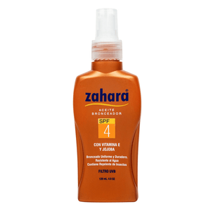 Aceite Bronceador Zahara Spf4
