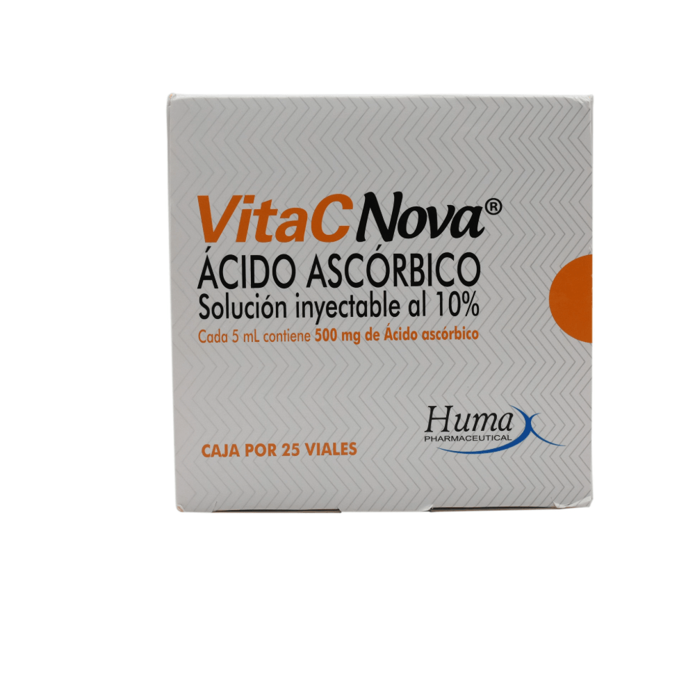 VITAMINA C (VITACNOVA 500MG /5ML) SOLUCION INYECTABLE