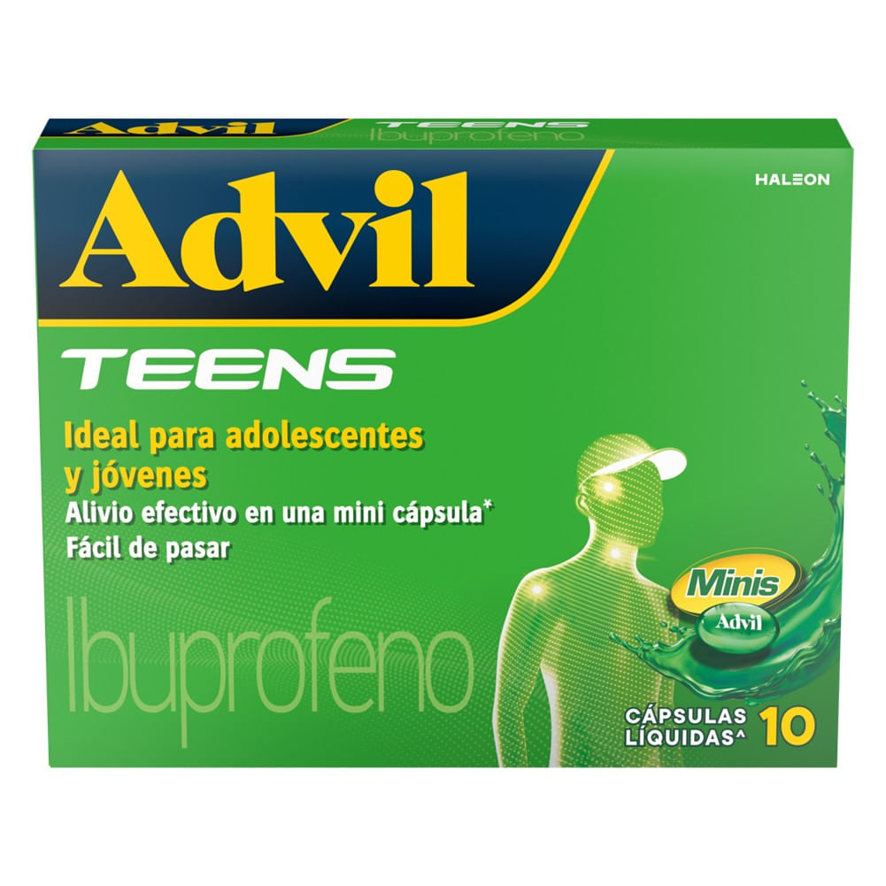 ADVIL TEENS GELCAPS 200 MG