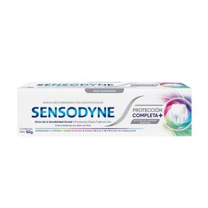 Crema Dental Sensodyne Con Fluor Proteccion Completa Extra Blanqueador