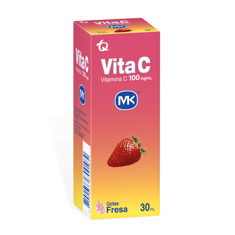 VITAMINA VITA C MK GOTAS FRESA