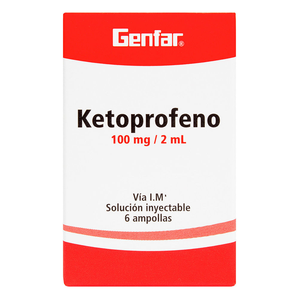 KETOPROFENO INYECTABLE 100 MG (GENFAR)
