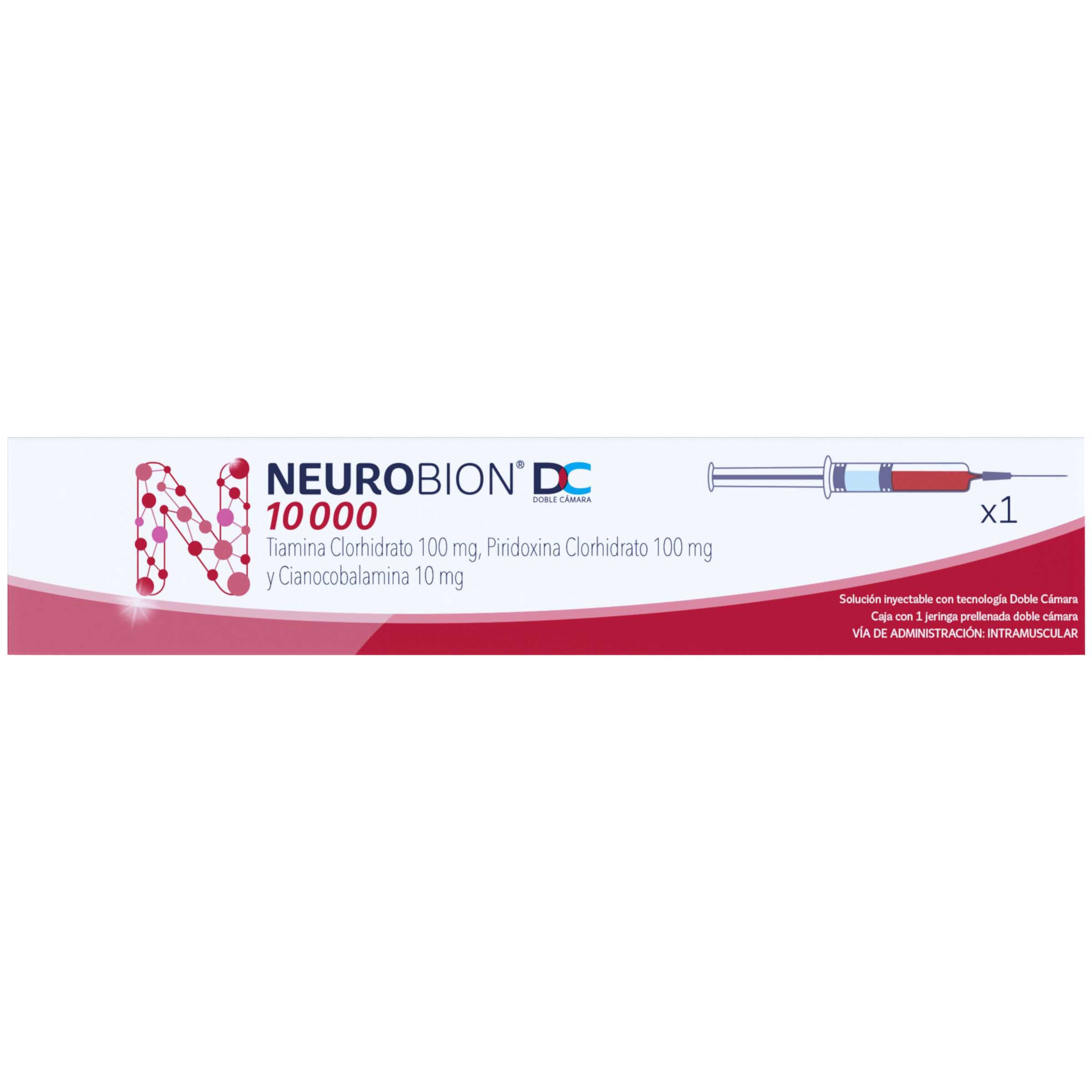 NEUROBION DC DOBLE CAMERA VITAMINAS DEL COMPLEJO B CON VITAMINA B1 VITAMINA B6 Y VITAMINA B12